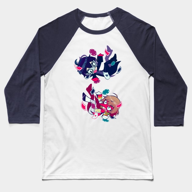 The Whims of Fate Baseball T-Shirt by OkiComa